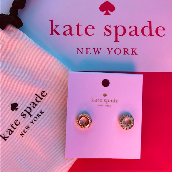 Kate Spade “Spot the Spade” Earrings - Picture 2 of 4